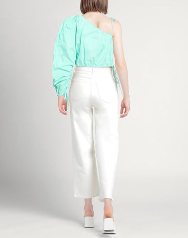 Woman Top Turquoise Size XS Cotton