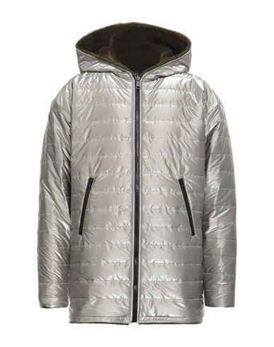 Man Puffer Platinum Size XL Nylon, Polyester, Polyurethane