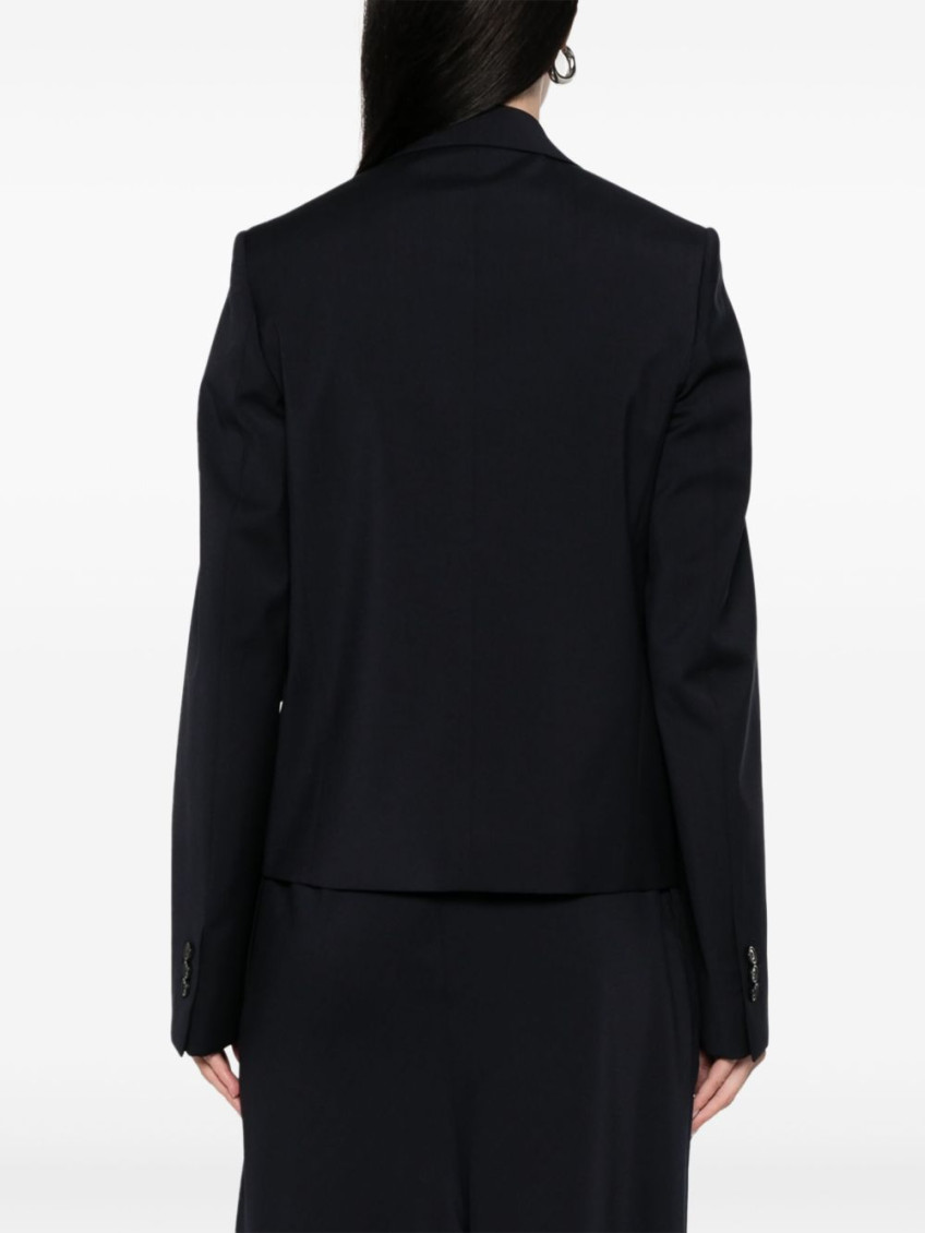 Wool Single-Breasted Jacket