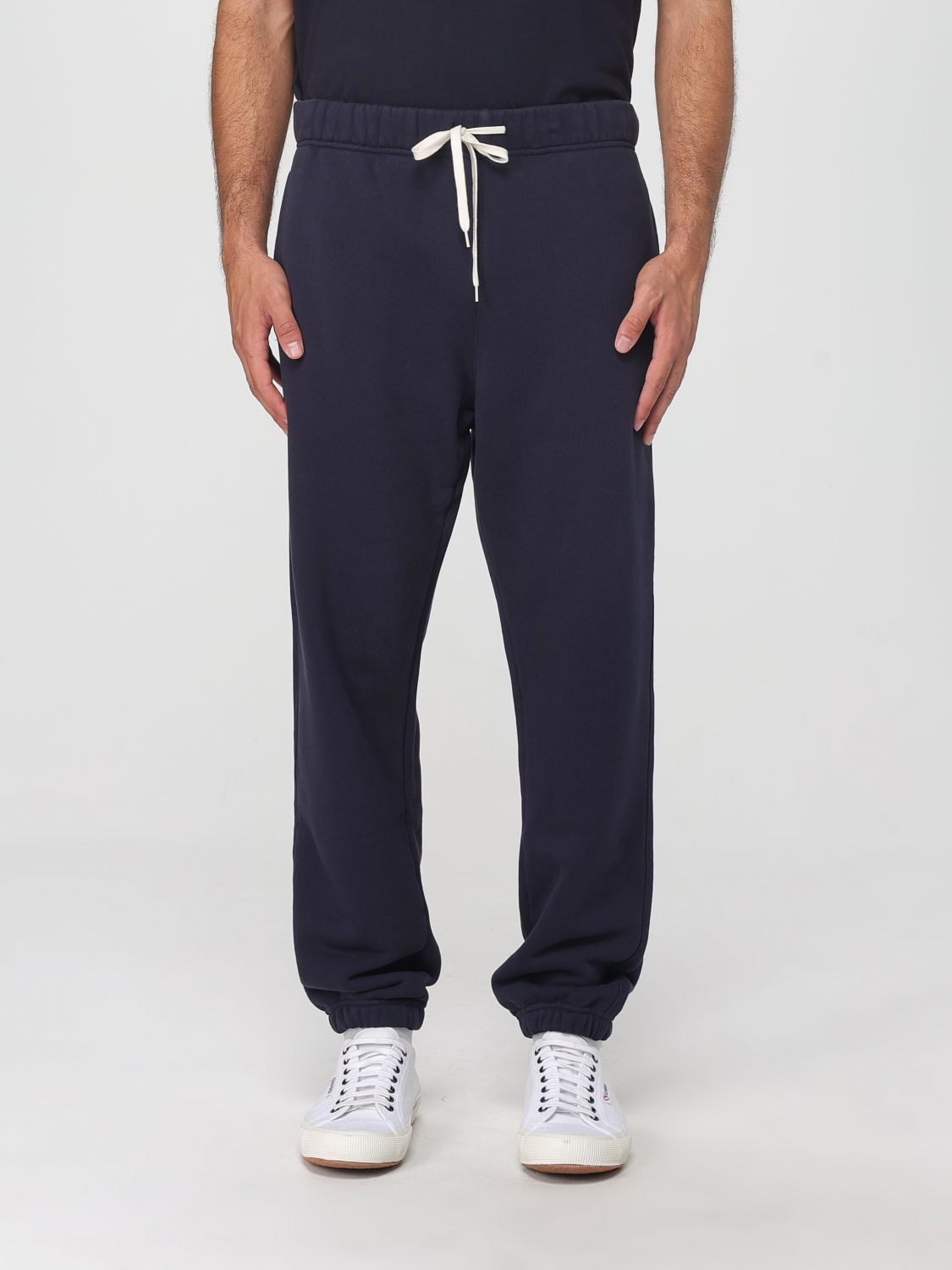 Pants Men color Blue