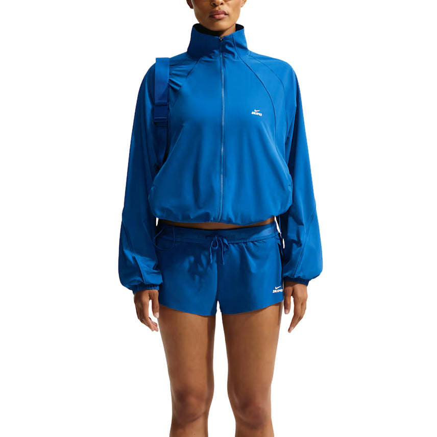(WMNS) x SKIMS Stretch Nylon Oversized Jacket 'Cobalt'