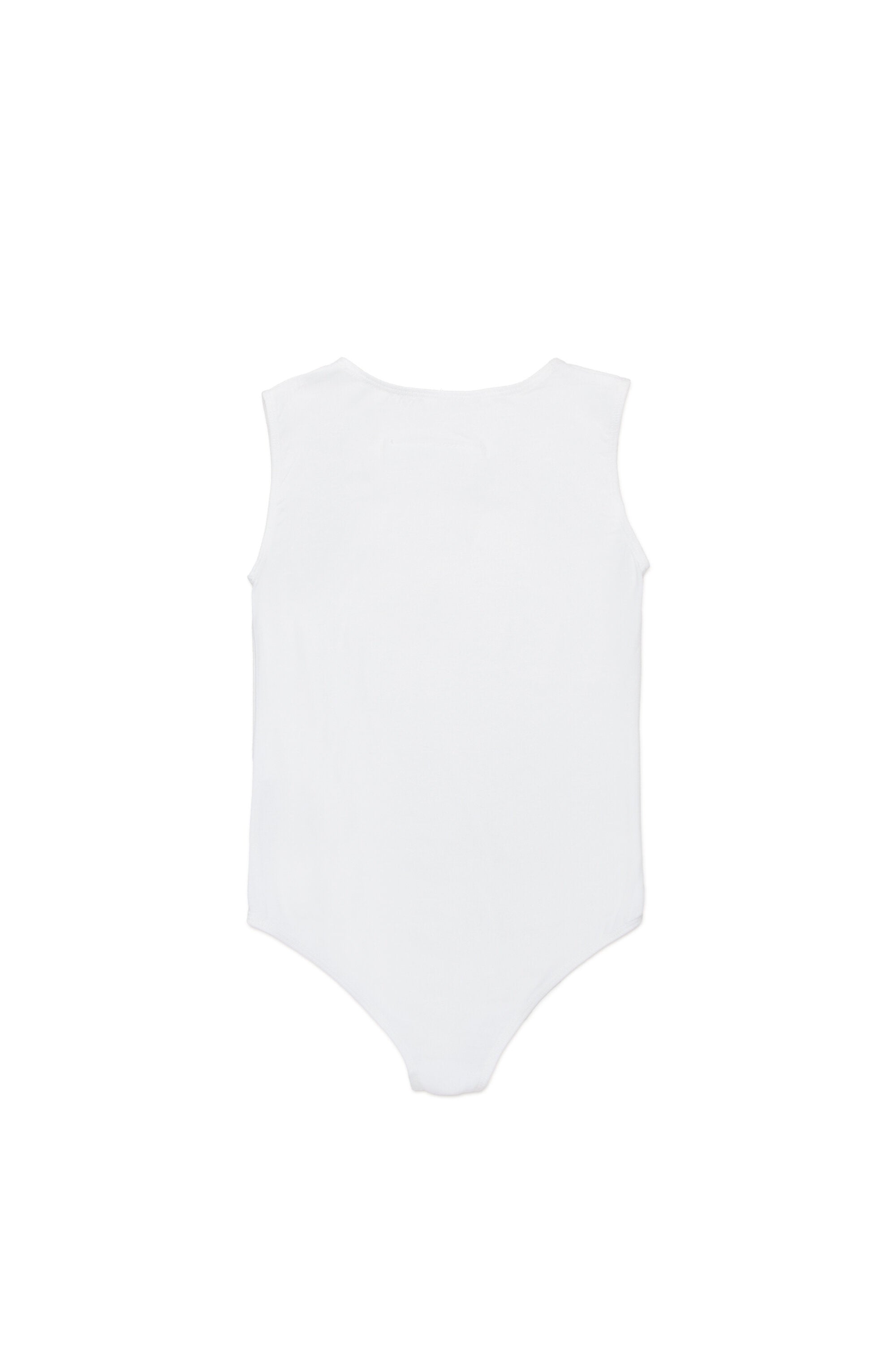 Stretch jersey bodysuit with Numeric logo - Kids - White