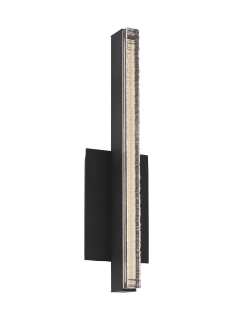 Nightshade Black LED Wall Sconce from the Serre Collection
