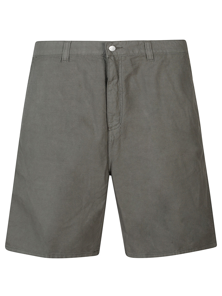 Grey Solid Shorts