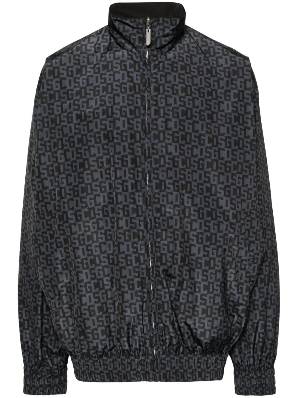 Reversible logo-print jacket - Black