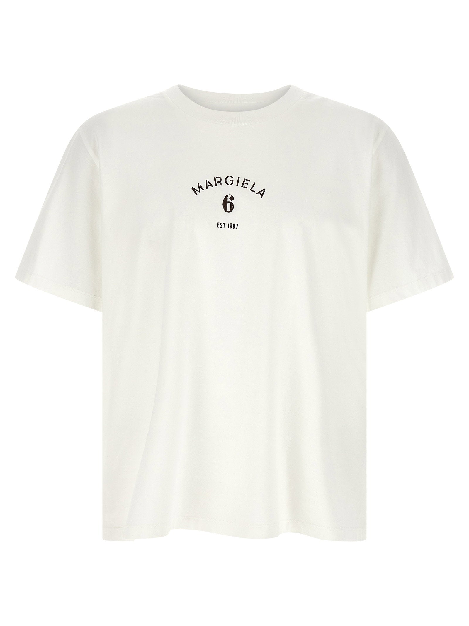 Logo-Printed Cotton Jersey T-Shirt — White