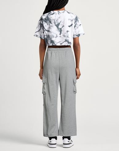Woman Pants Grey Size S Cotton