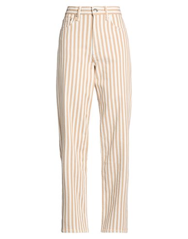 Woman Jeans Sand Size 23 Cotton, Linen, Elastane