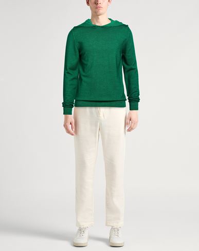 Man Sweater Green Size 40 Wool