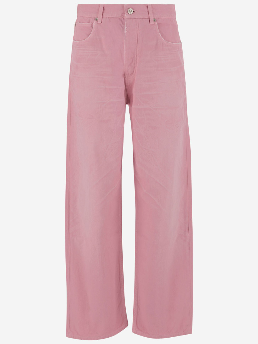 Light Pink Loose Fit Jeans