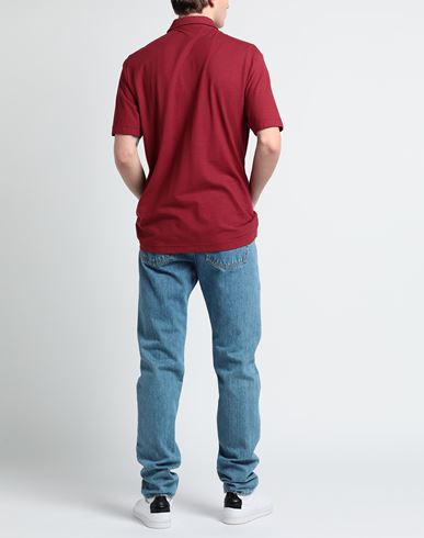 Man Polo shirt Brick Size 42 Cotton