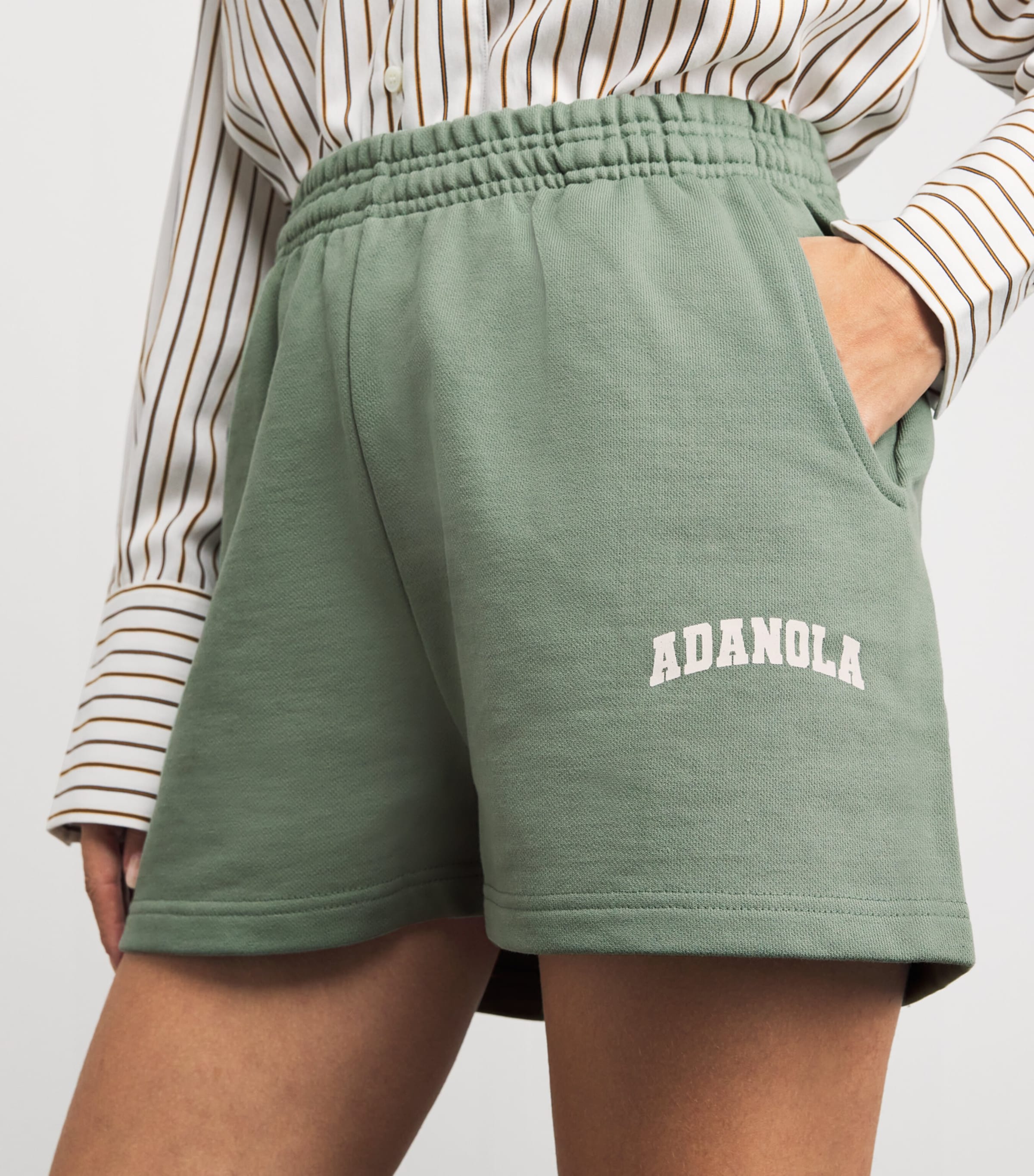 Organic Cotton Varsity Sweatshorts