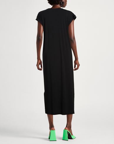 Woman Midi dress Black Size XS Rayon, Polyester, Elastane