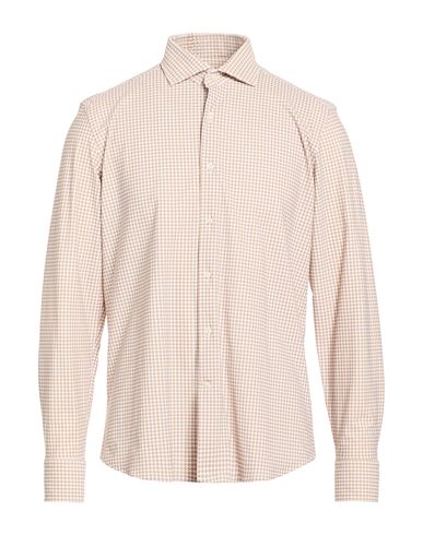 Next Man Shirt Beige Size 18 Polyamide, Elastane