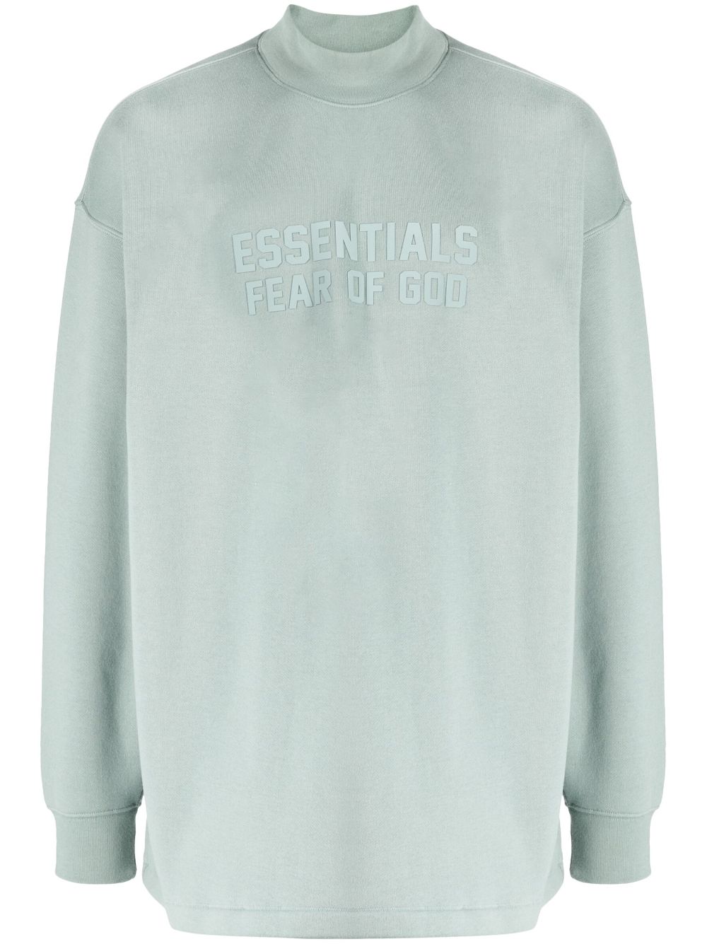 Crew-neck logo-print sweatshirt - Green