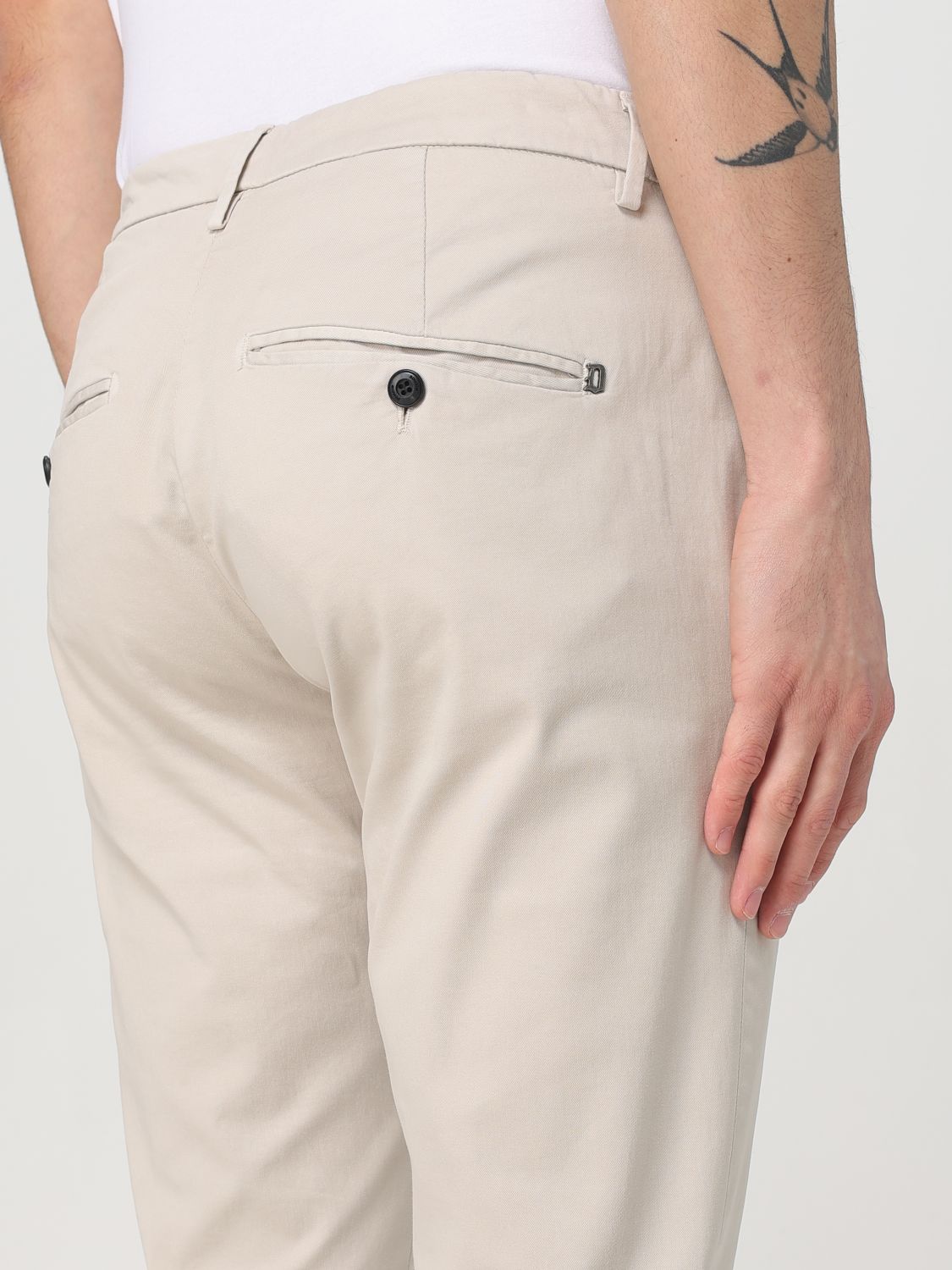 Pants Men color Cream