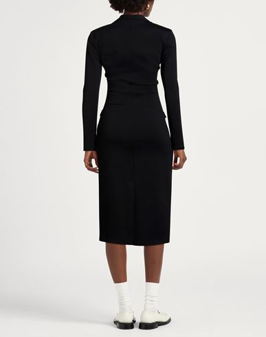 Woman Midi dress Black Size 4 Viscose, Polyamide, Elastane