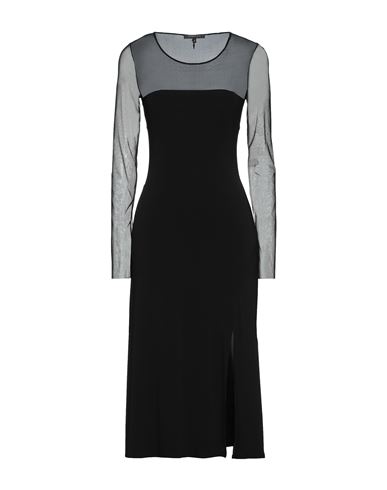 Woman Midi dress Black Size 0 Acetate, Polyamide, Elastane