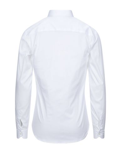 Man Shirt White Size 38 Cotton, Polyamide, Elastane