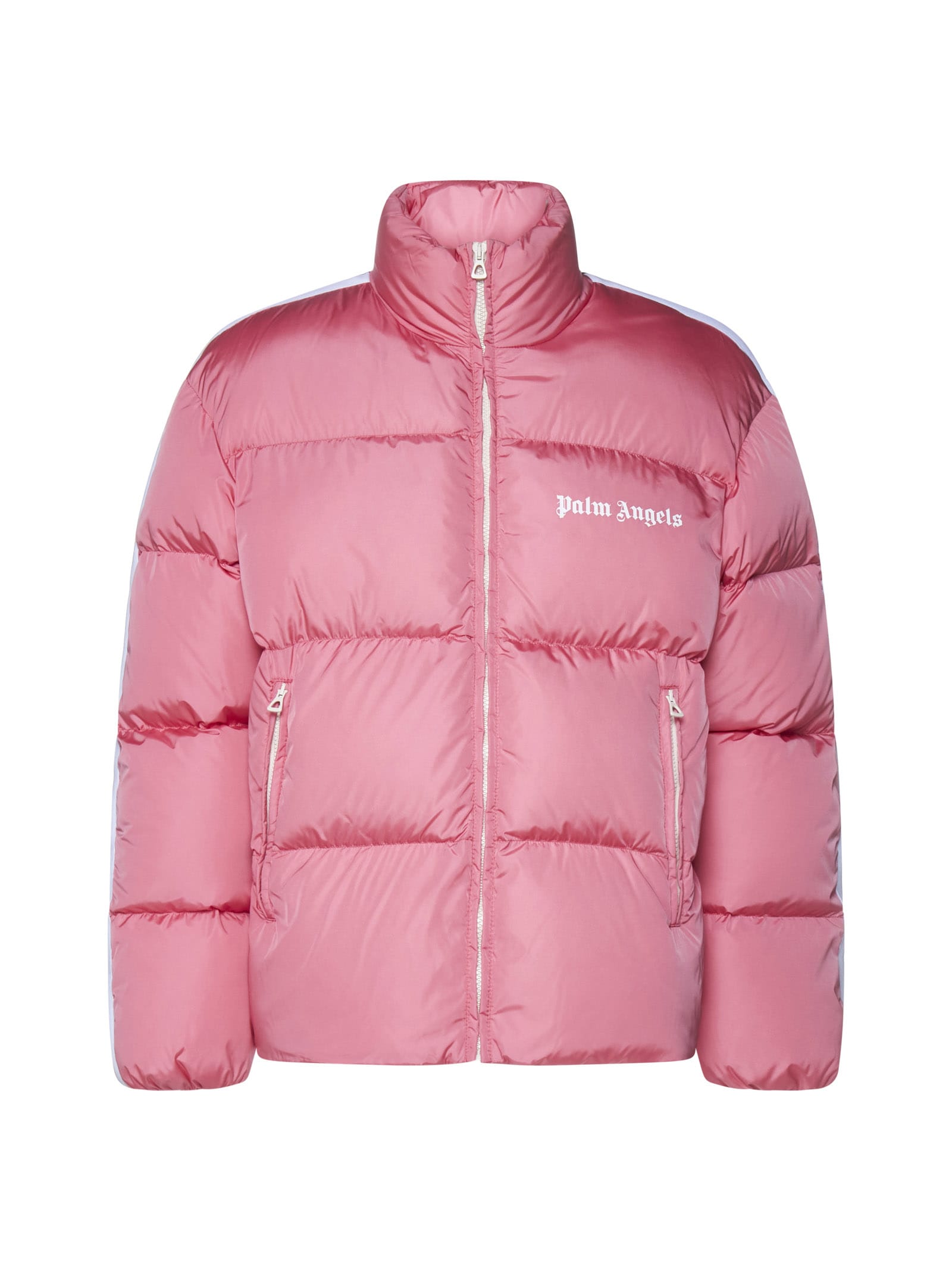 Logo-print padded jacket
