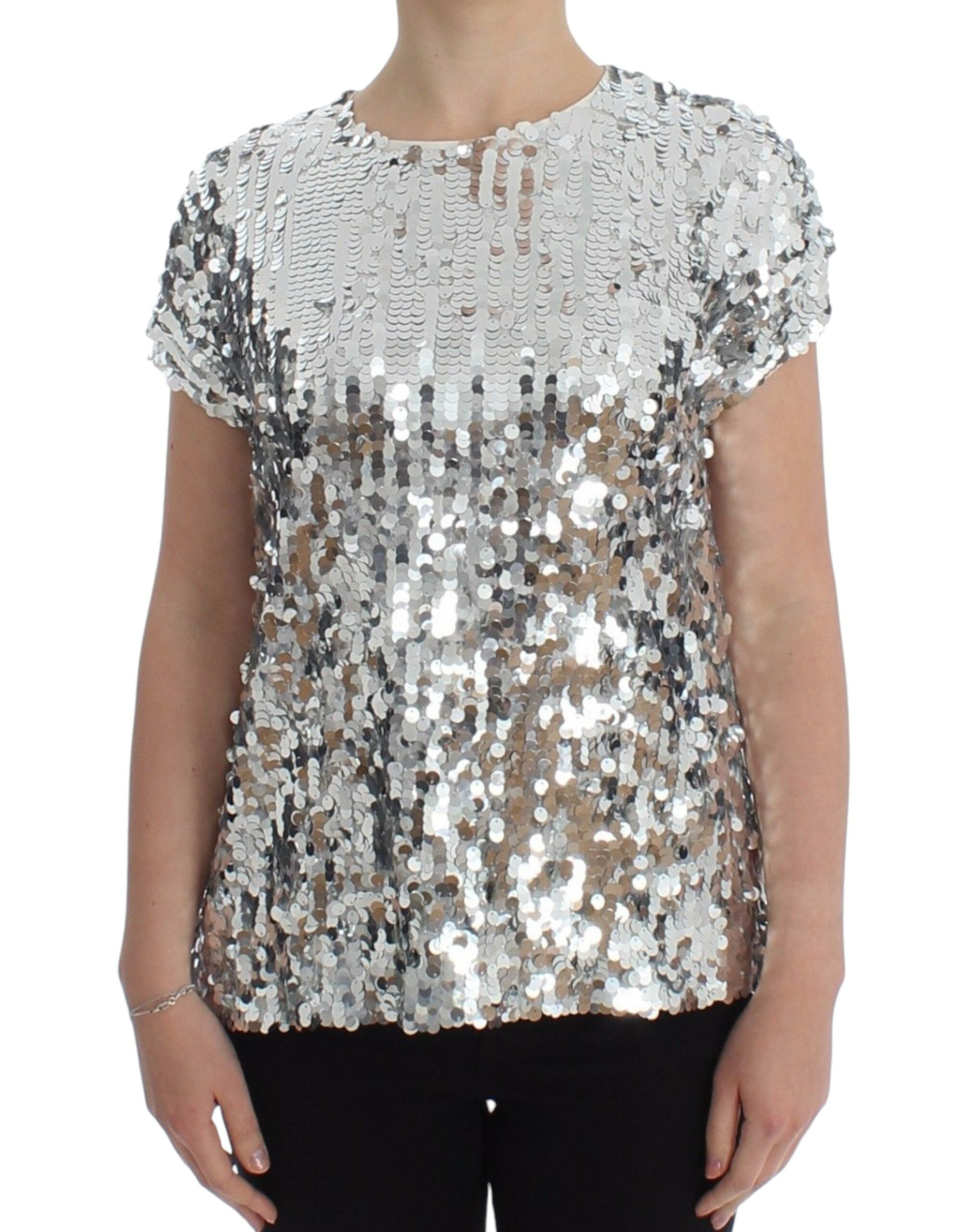 Enchanted Sicily Blouse — Silver