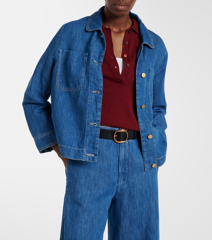 Galante cotton and linen denim jacket
