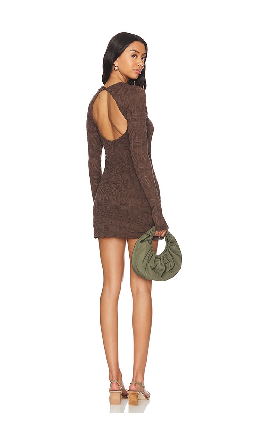 Free People MINIKLEID FREE PEOPLE PAULIE in Chocolate. Größe XS. Also in L
