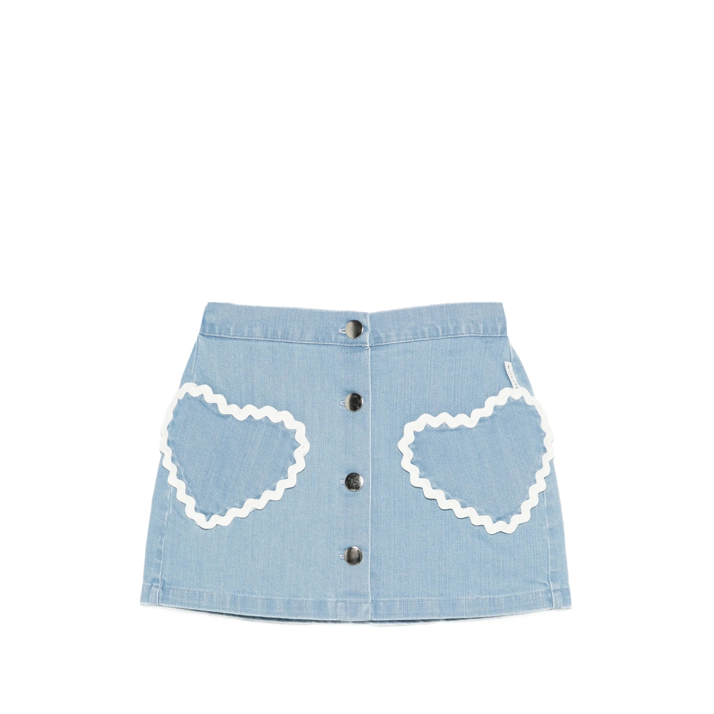 Louise Heart-pockets Buttoned Skirt