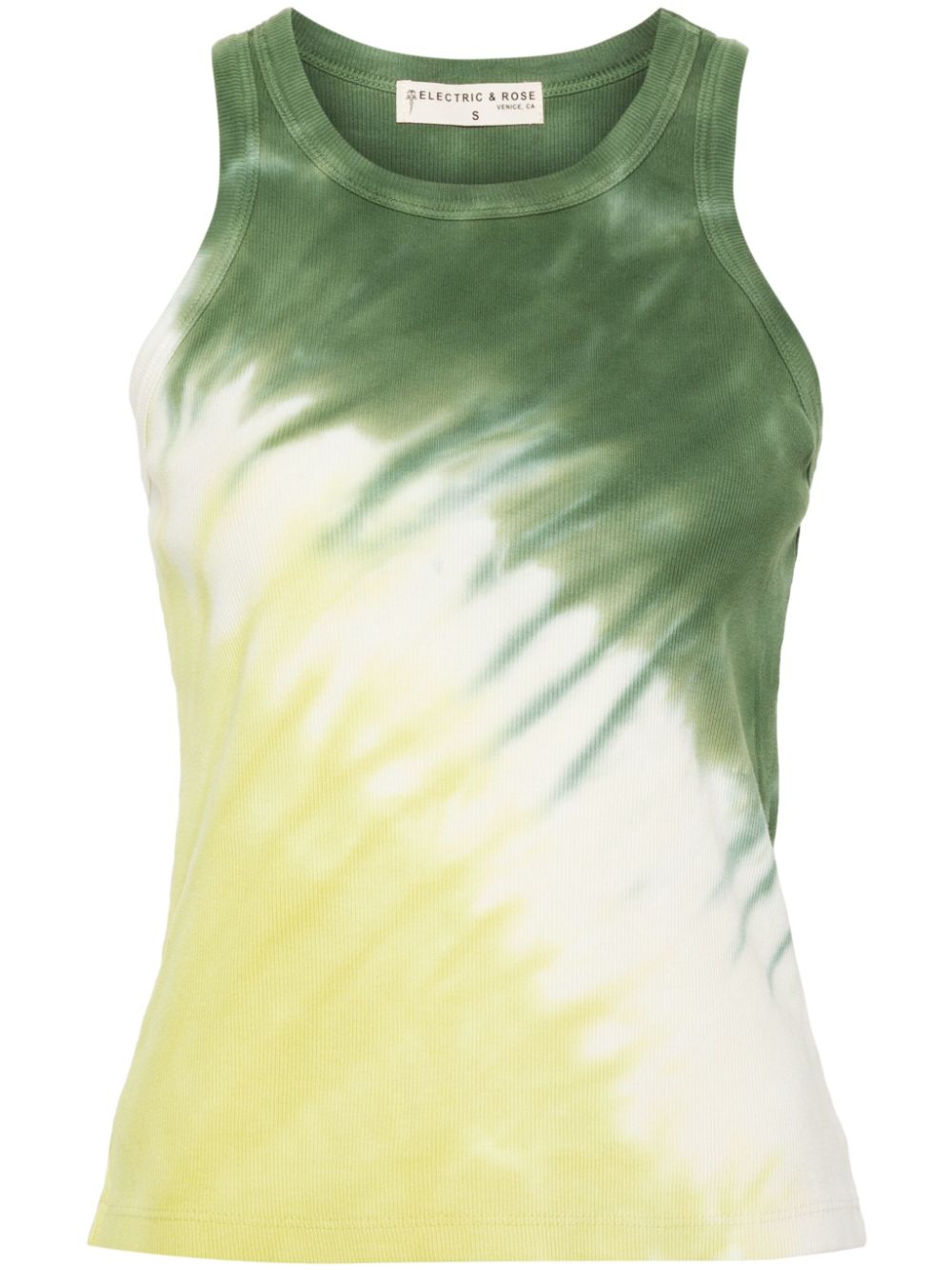 Sinclair tie-dye tank top - Green