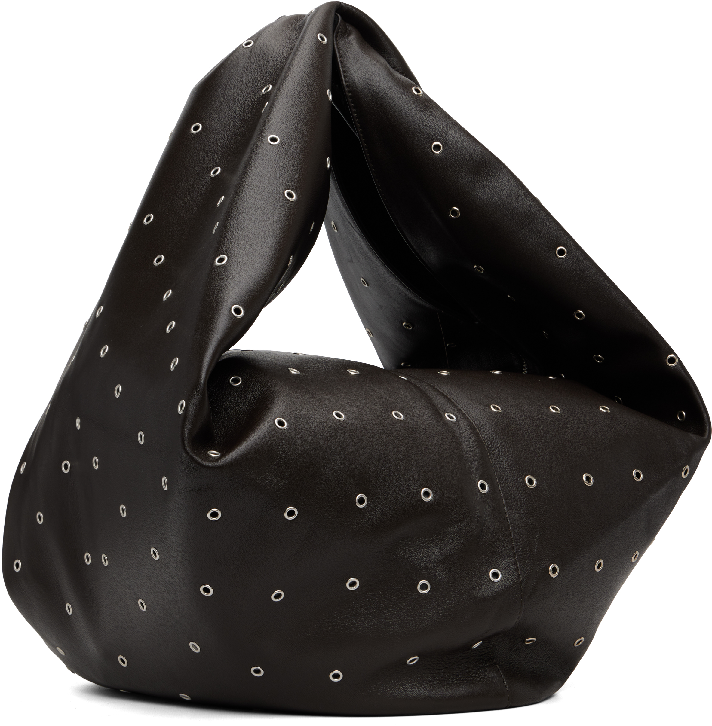 Brown Luna Eyelets Bag