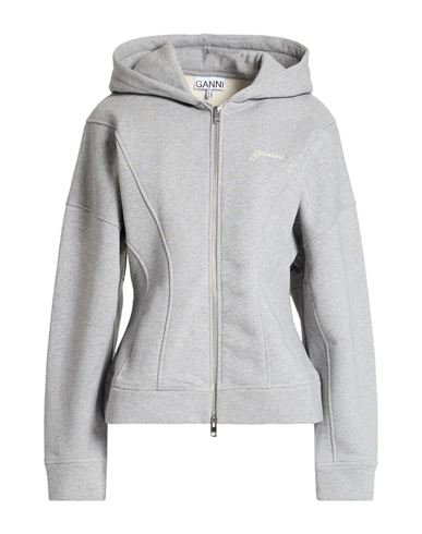 Woman Sweatshirt Light grey Size M Organic cotton