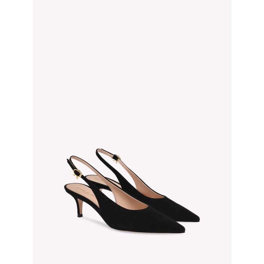 Robbie Sling 55 Suede Slingback Pumps