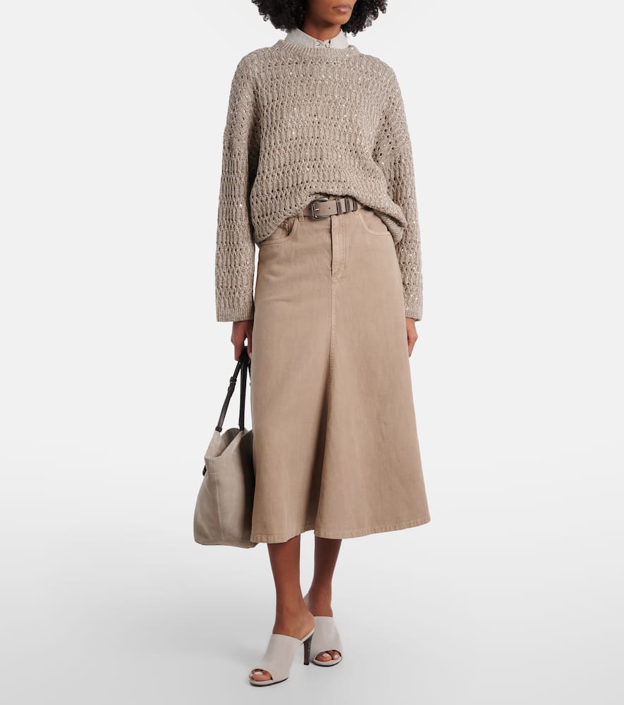 Monili suede mules