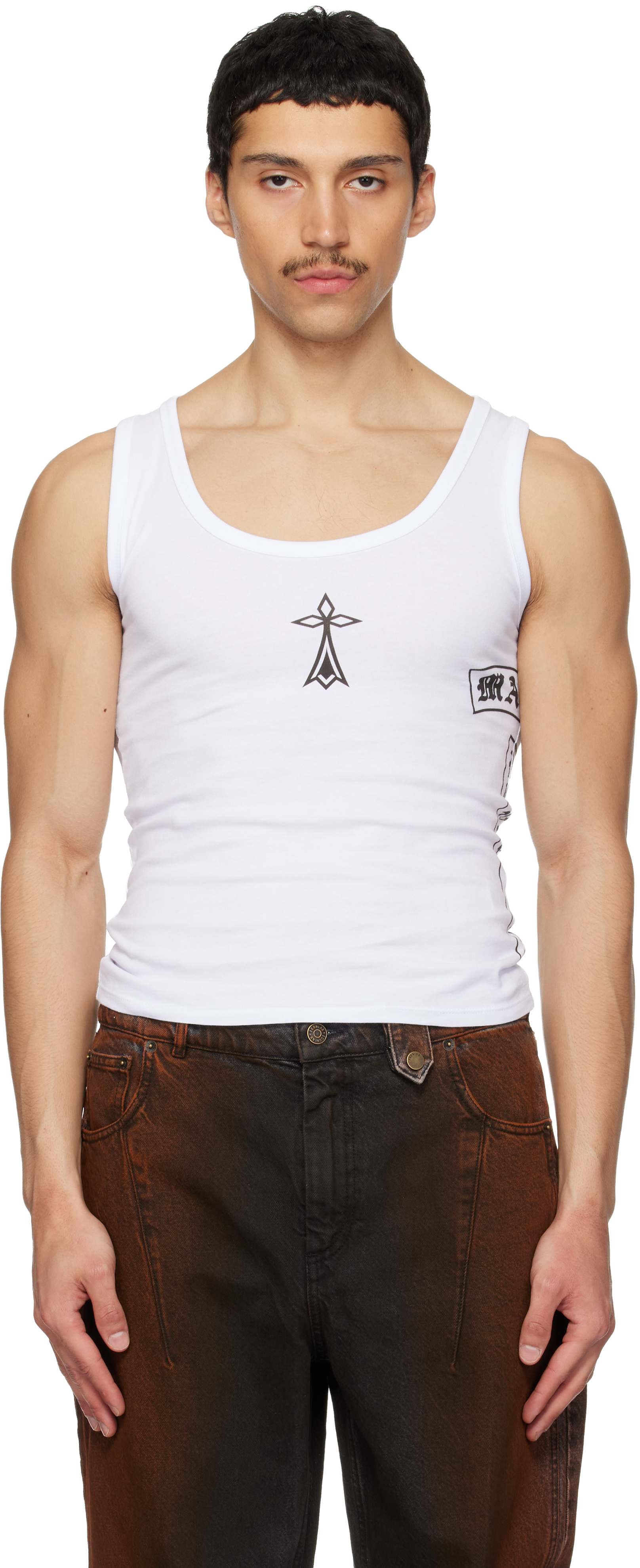White Breizh Tank Top