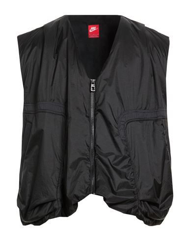 Man Vest Black Size S Nylon