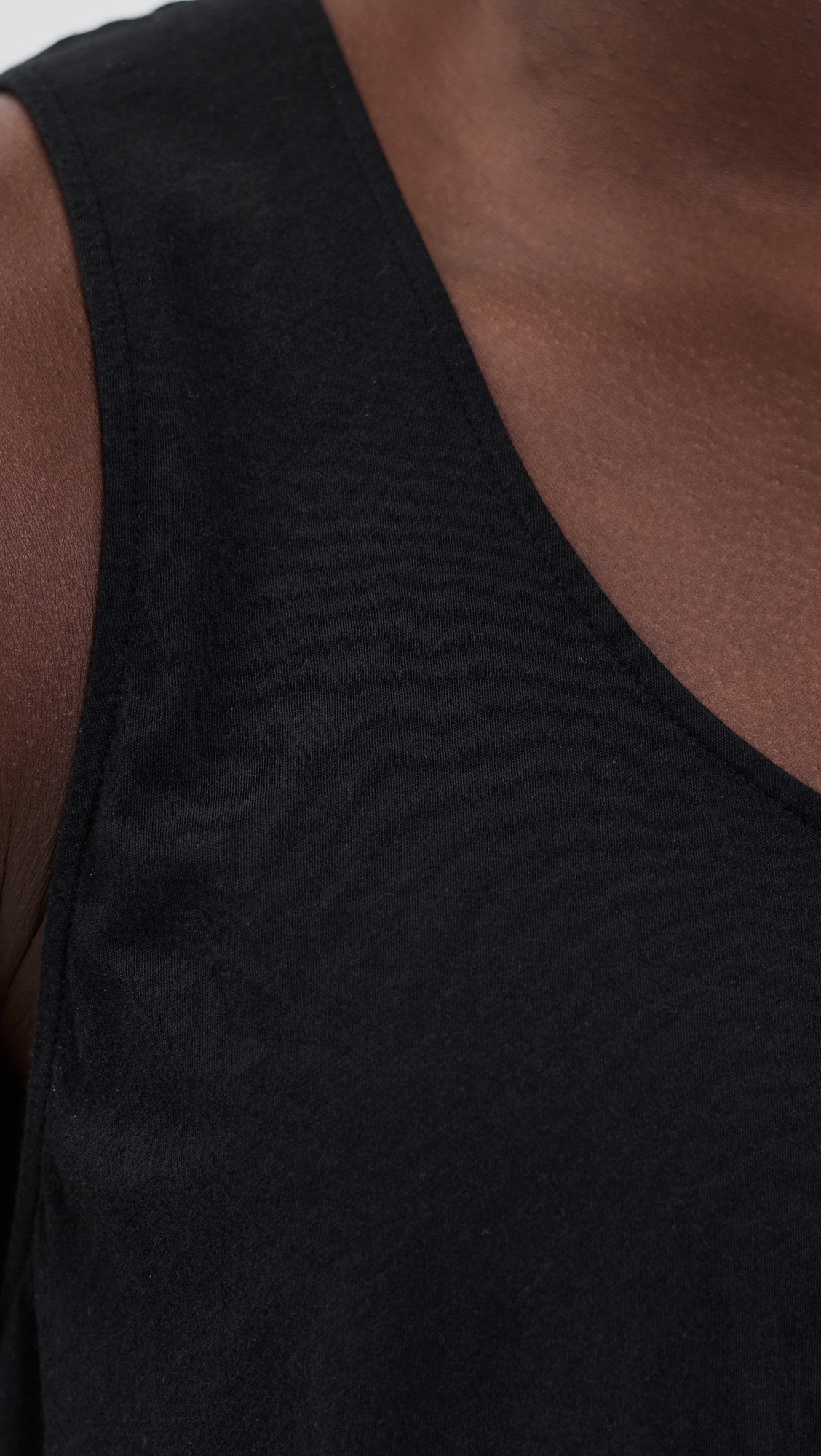 Lightweight Cotton Tank Raven Mist Airveil Cotton