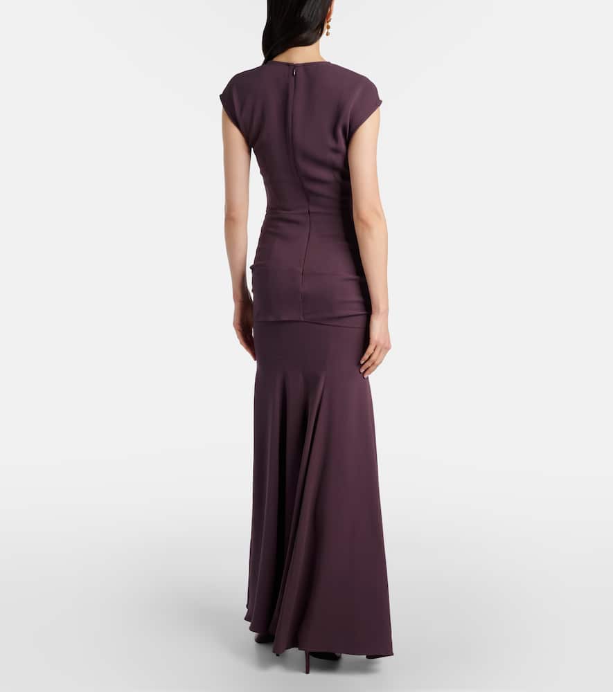 Ames gathered jersey maxi dress