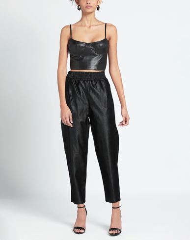 Woman Pants Black Size 2 Viscose, Polyurethane
