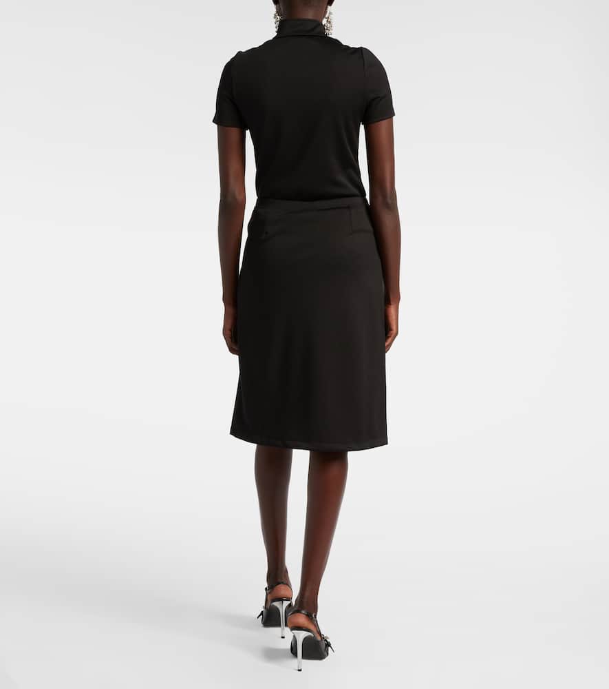 Courrèges Interlock Tracksuit midi skirt