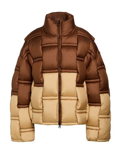 Woman Puffer Brown Size M Polyamide