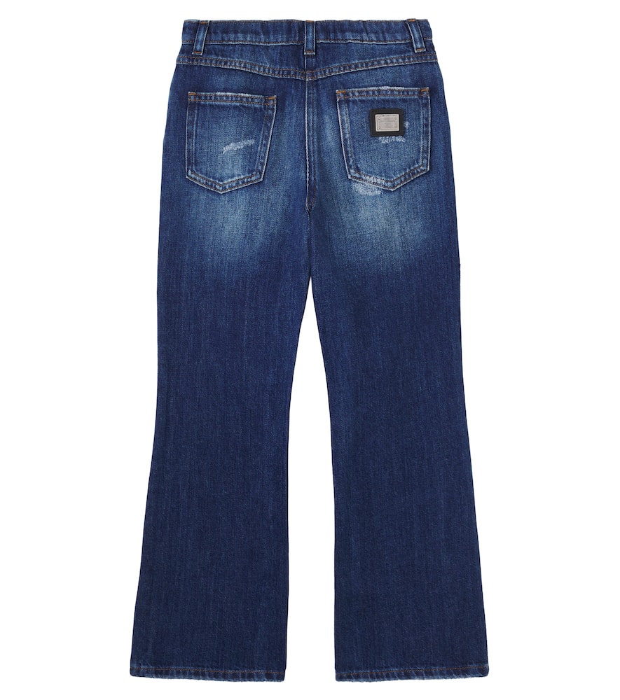 Logo faded jeans
