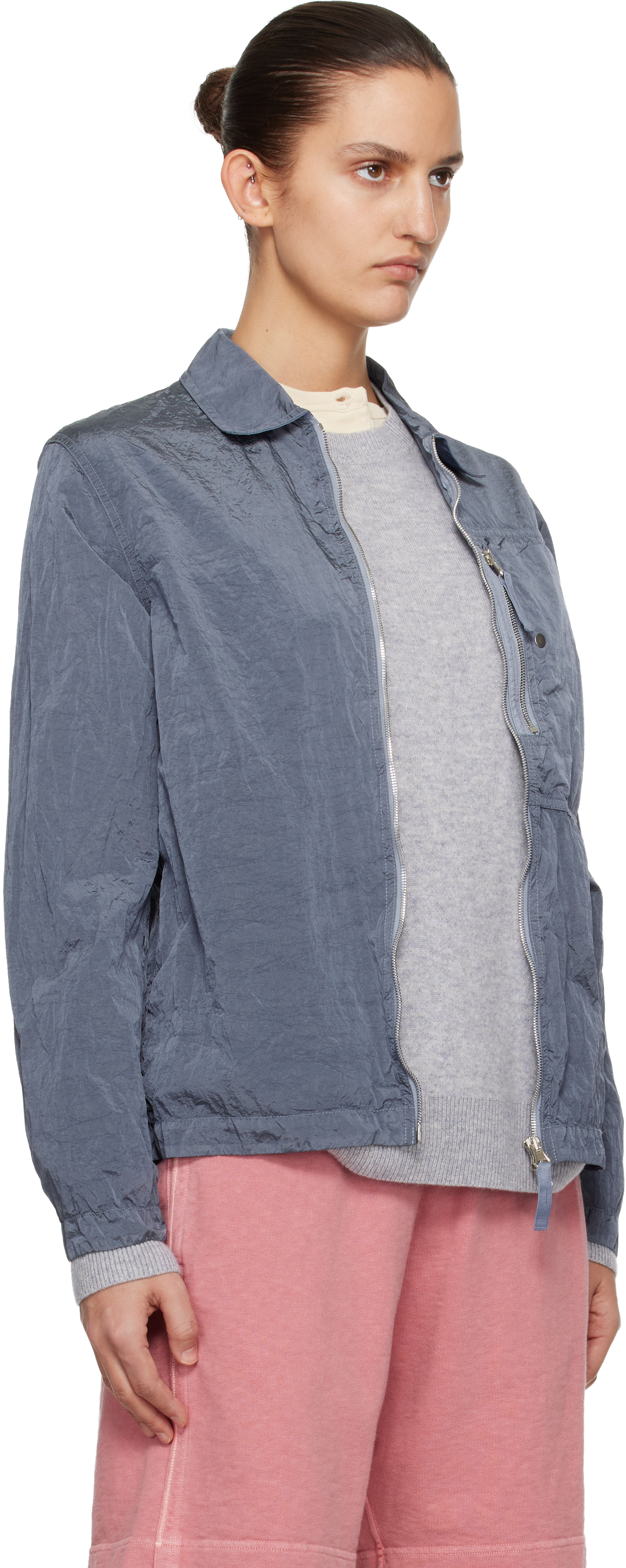 Blue 1200038 Nylon Metal ECONYL Overshirt