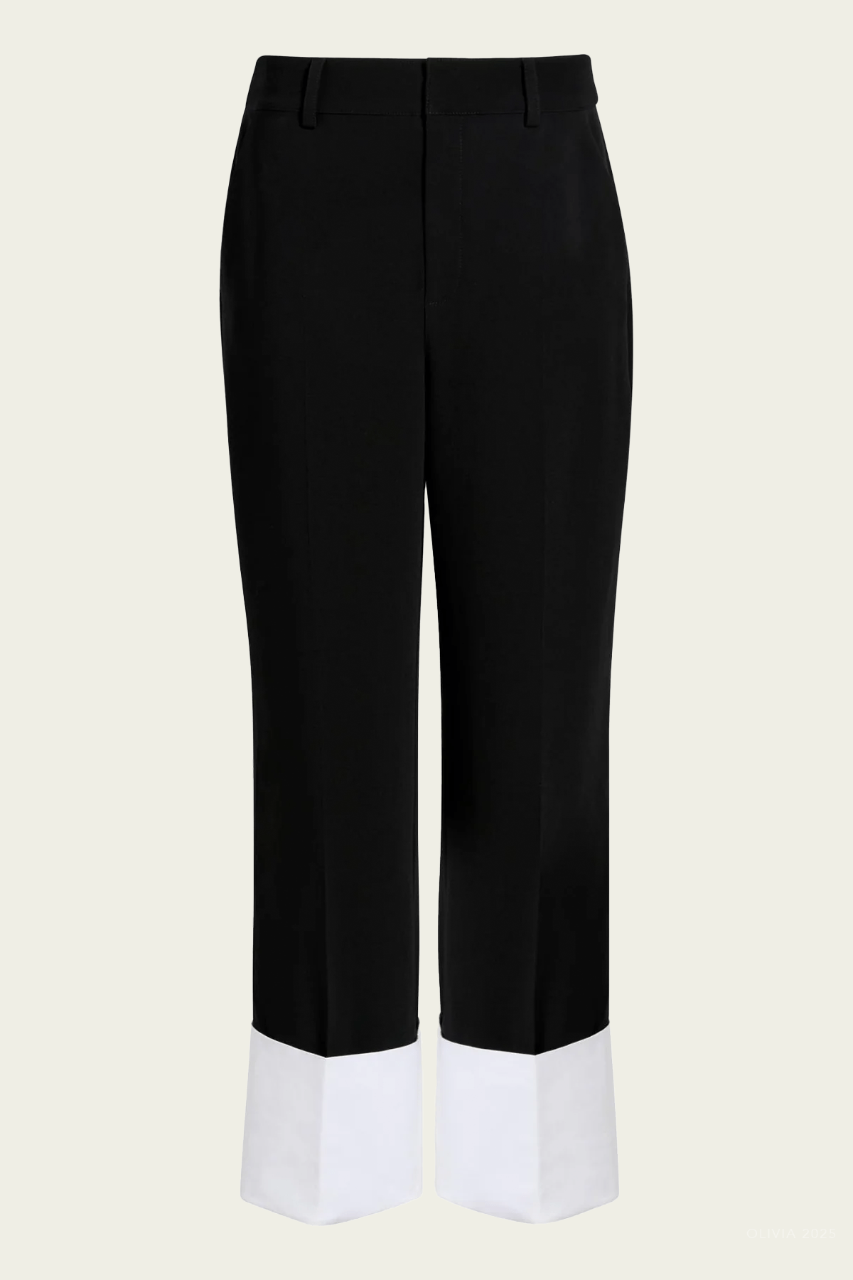 Maesa Pant in Black White