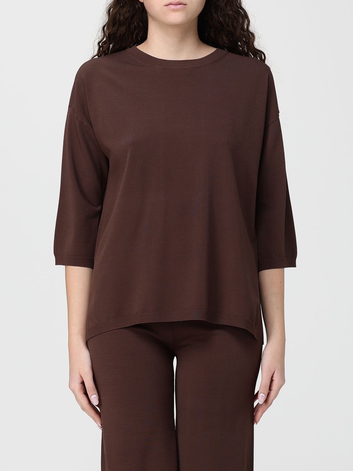 Sweater Woman color Coffee