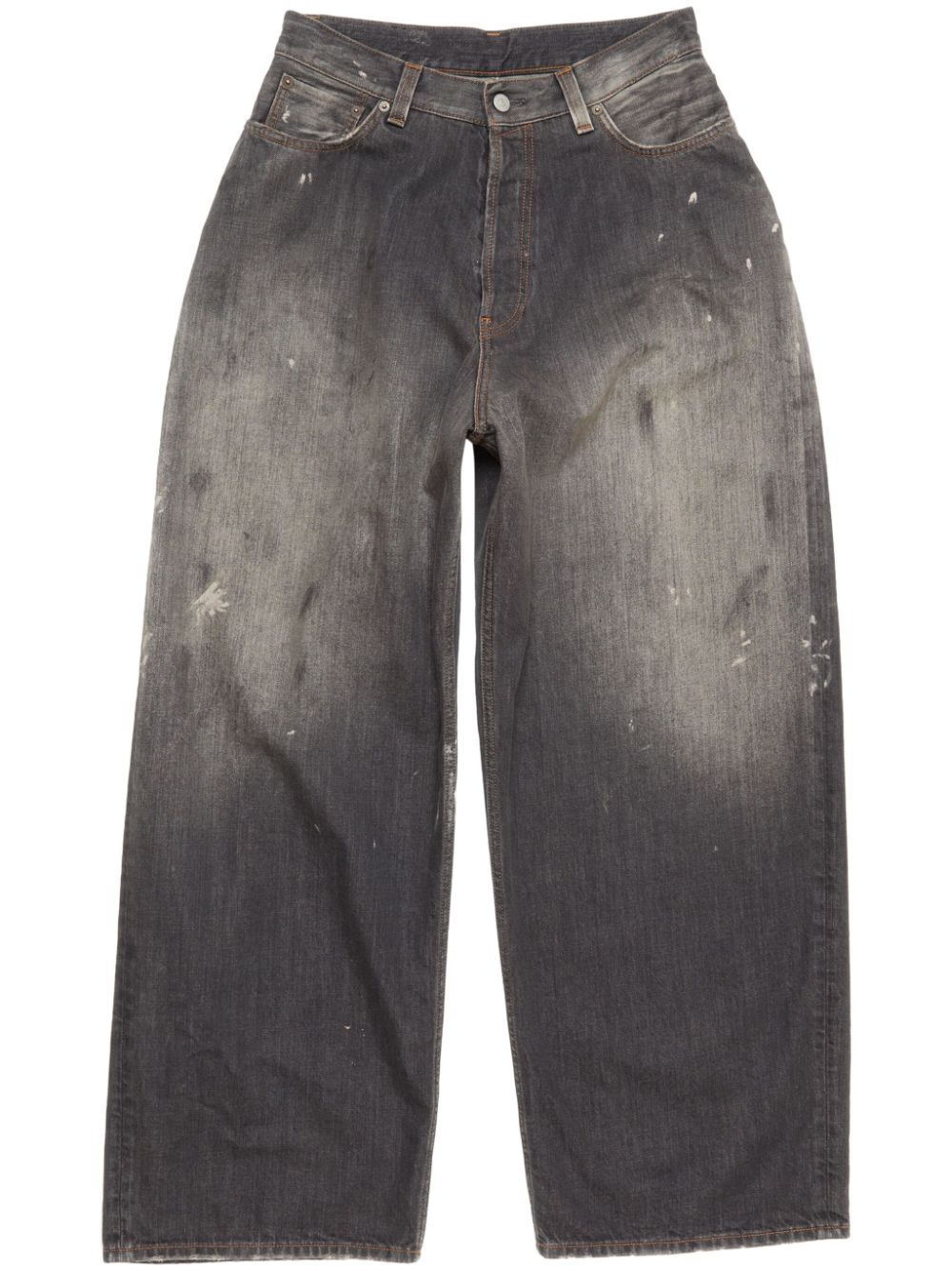 Acne Studios Jeans mit weitem Bein - Schwarz