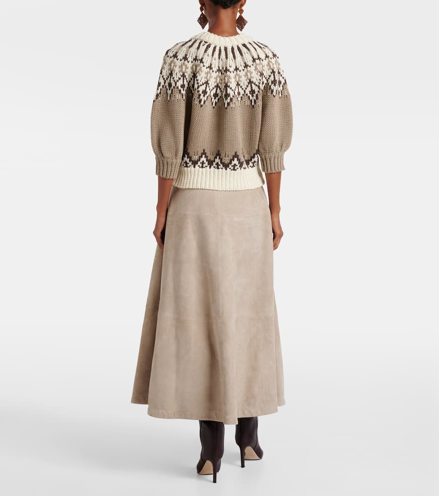 Marty Fair Isle cotton sweater