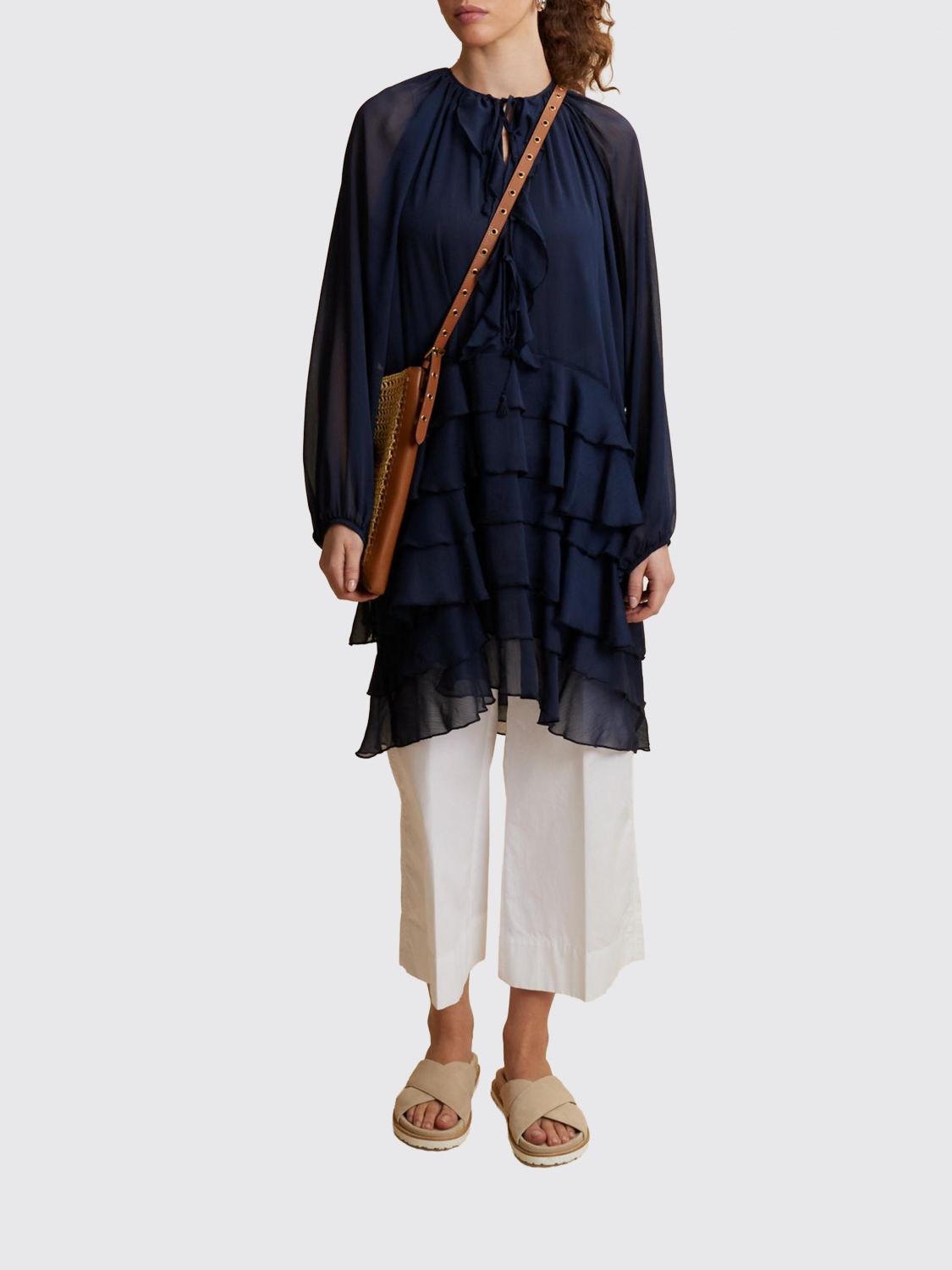 Dress Woman color Navy