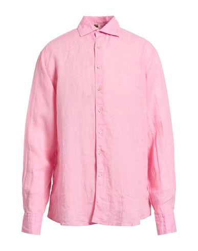 Stenströms Man Shirt Pink Size S Linen