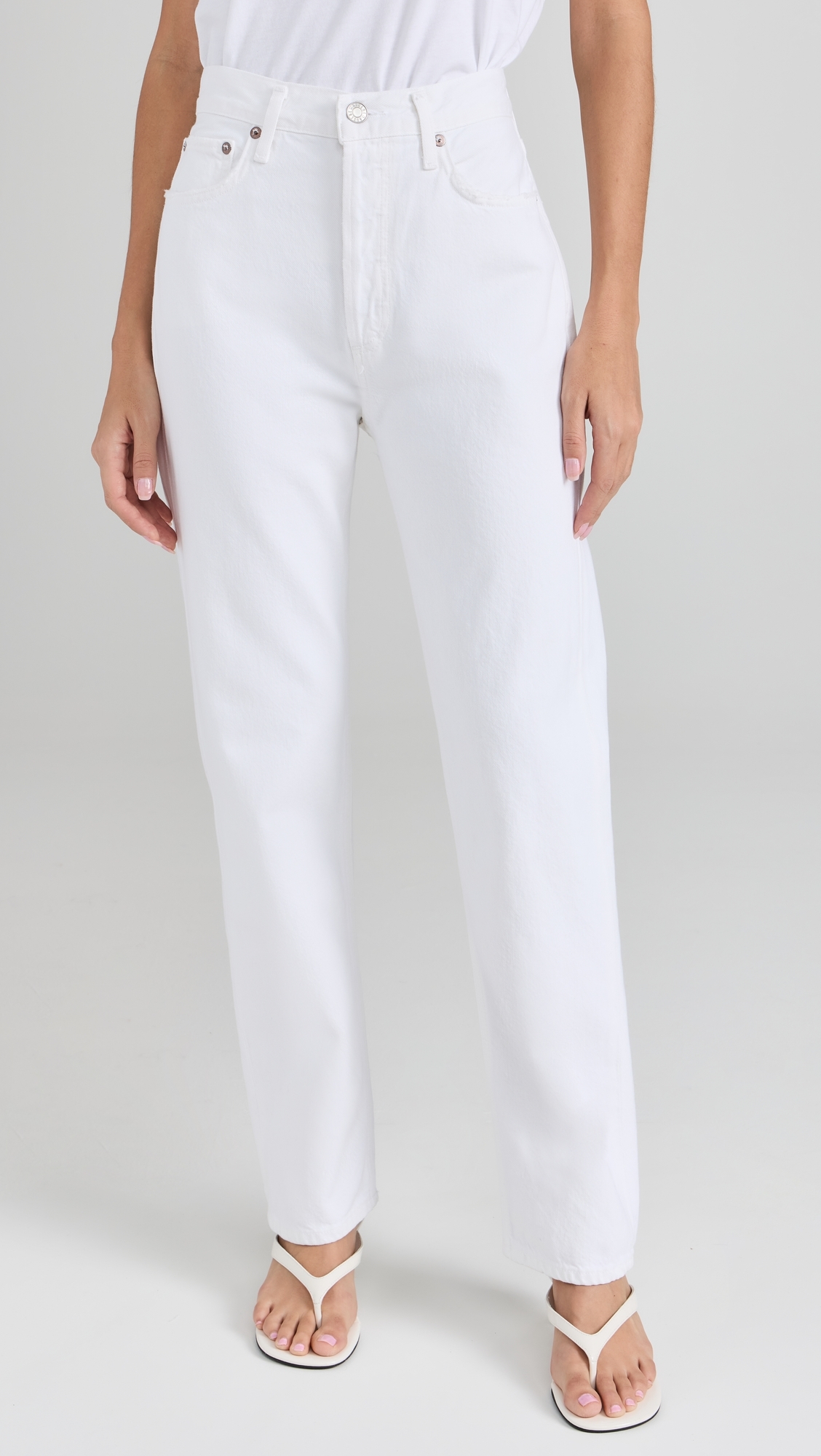90'S Pinch Waist Jeans Marshmallow