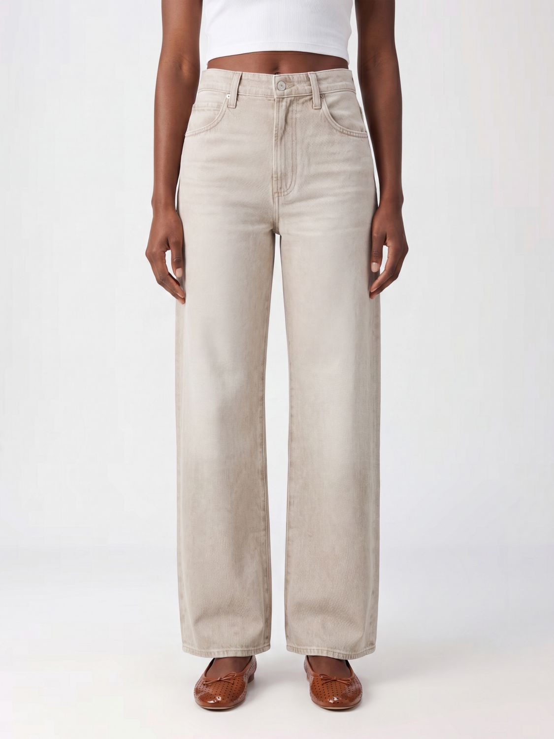 Pants Woman color Nude
